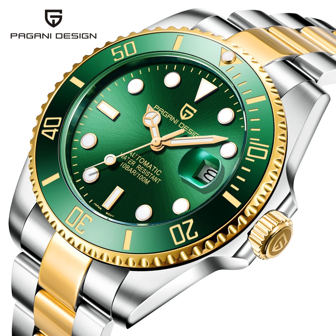 Rolex Watch Submariner - ساعة يد أوتوماتيكية للرجال من PAGANI