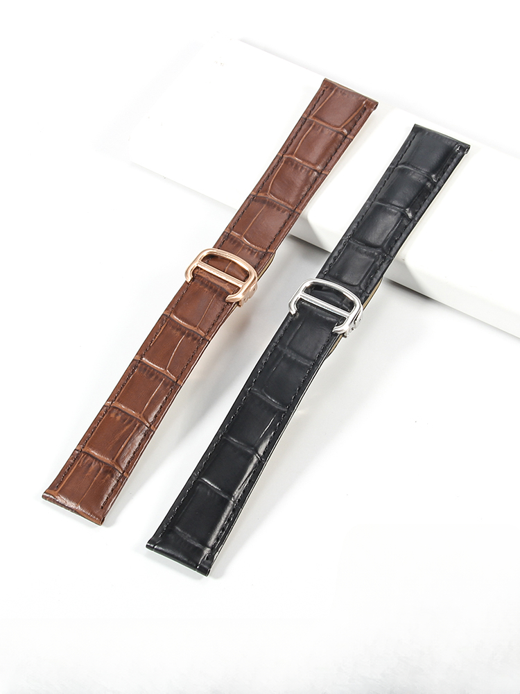 Cartier Watch Tank - ساعة من الجلد الطبيعي للرجال والنساء