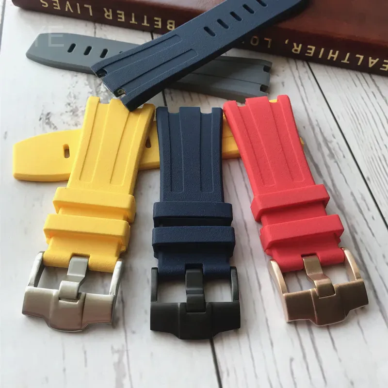 Audemars Piguet Watch Royal Oak - حزام ساعة سيليكون مقاوم للماء للعرق