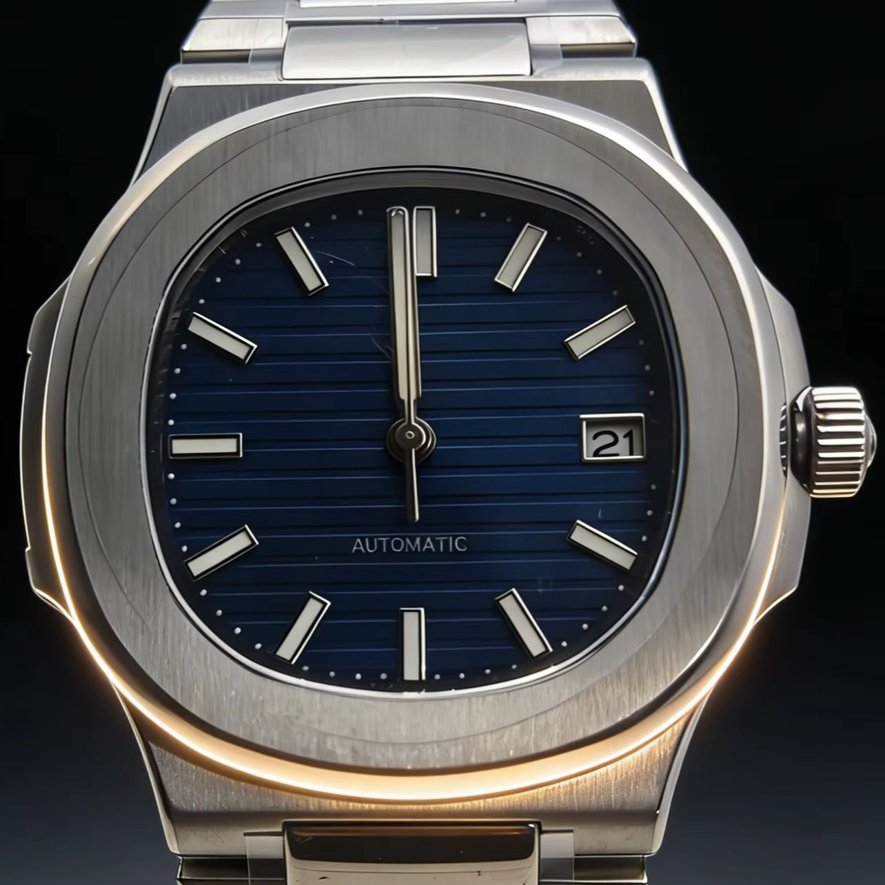 Patek Philippe Watch Nautilus - ساعة يد أوتوماتيكية ميكانيكية للرجال NH35