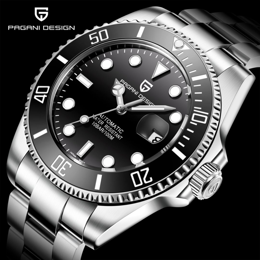 Rolex Watch Submariner - ساعة ميكانيكية جديدة من PAGANI DESIGN