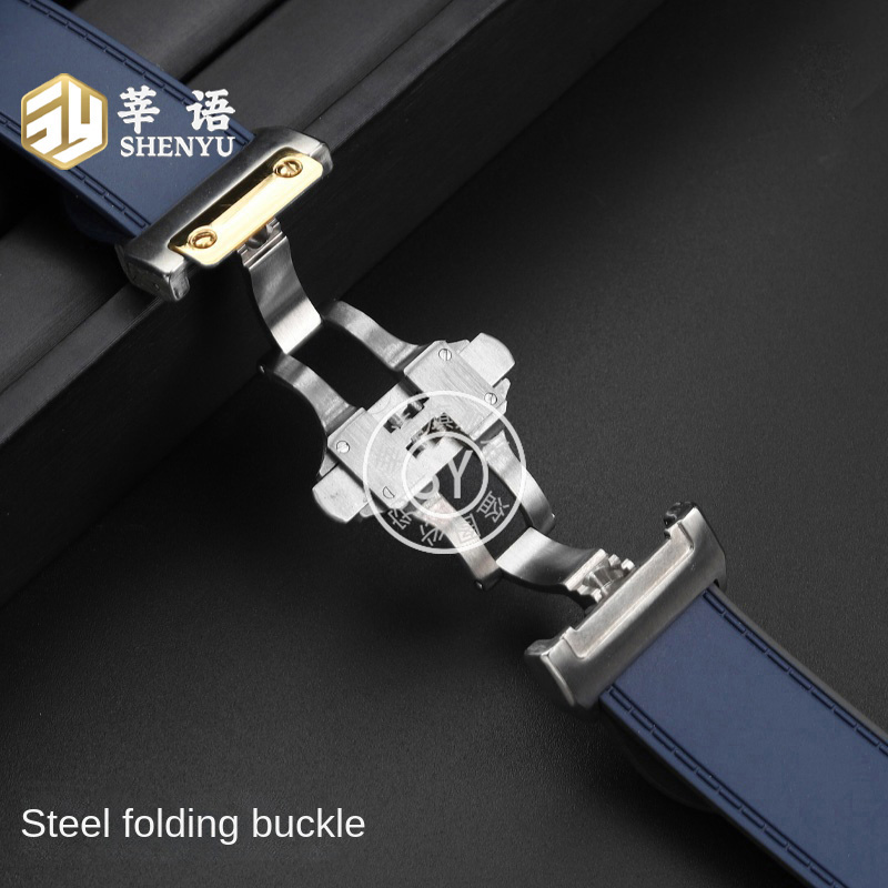 حزام ساعة Shenyu-مطاط للرجال و - مراجعة Cartier Watch Santos وسعره