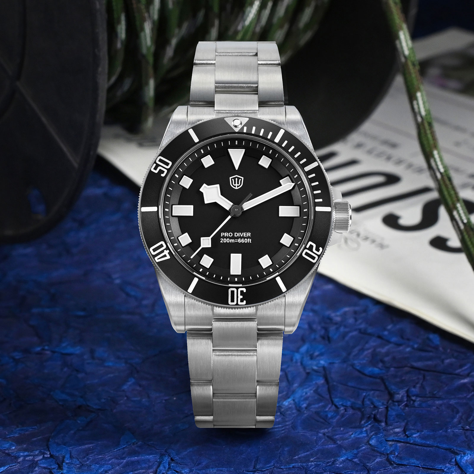 Watchdives WD1969 Pro ساعة VH3 - مراجعة Rolex Watch Submariner وسعره