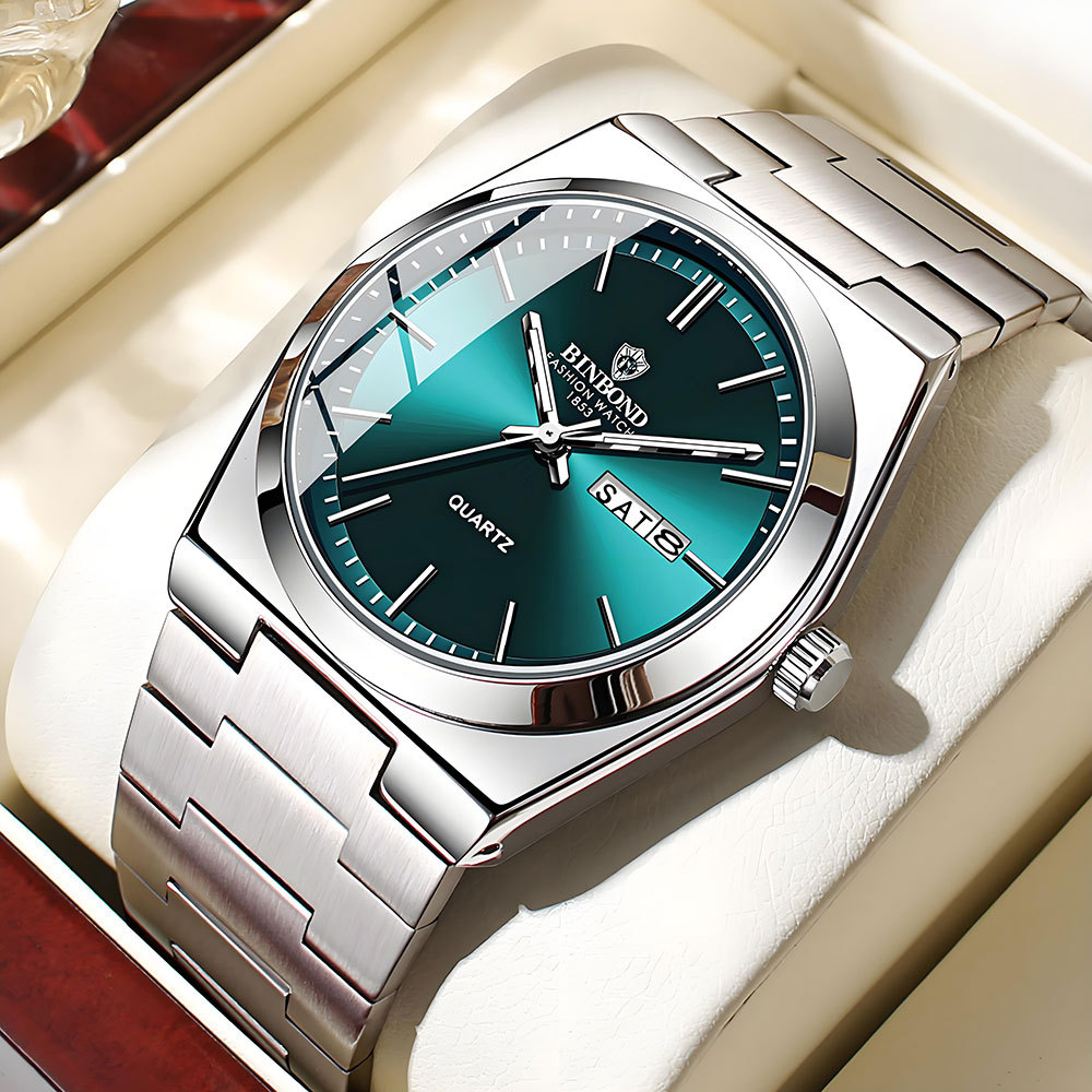 ساعة رجالية أصلية من BINBOND،  - مراجعة Seiko Watch 5 Sports وسعره