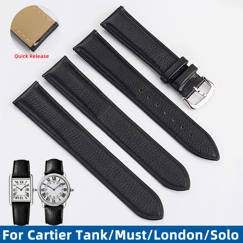 حزام ساعة سريع الفك مقاس 16/17 - مراجعة Cartier Watch Tank وسعره