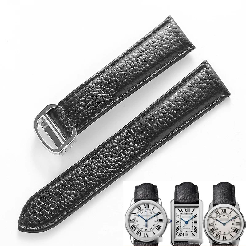 حزام ساعة من الجلد الطبيعي لسا - مراجعة Cartier Watch Tank وسعره