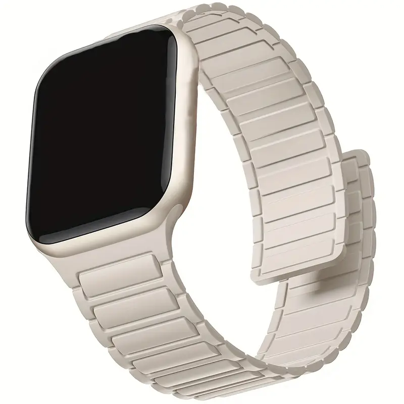 حزام سيليكون مغناطيسي لساعة أب - مراجعة Milanese Loop Magnetic وسعره