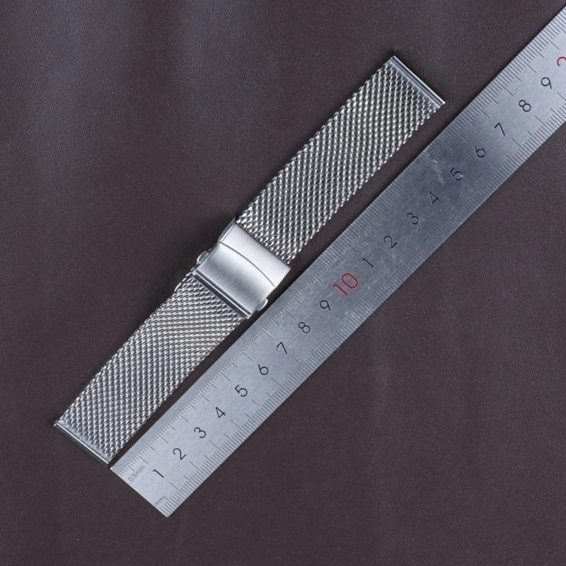 حزام ساعة ميلانيزي من الفولاذ  - مراجعة Mesh Strap Metal وسعره